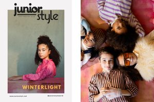 junior style kids fashion magazine cover