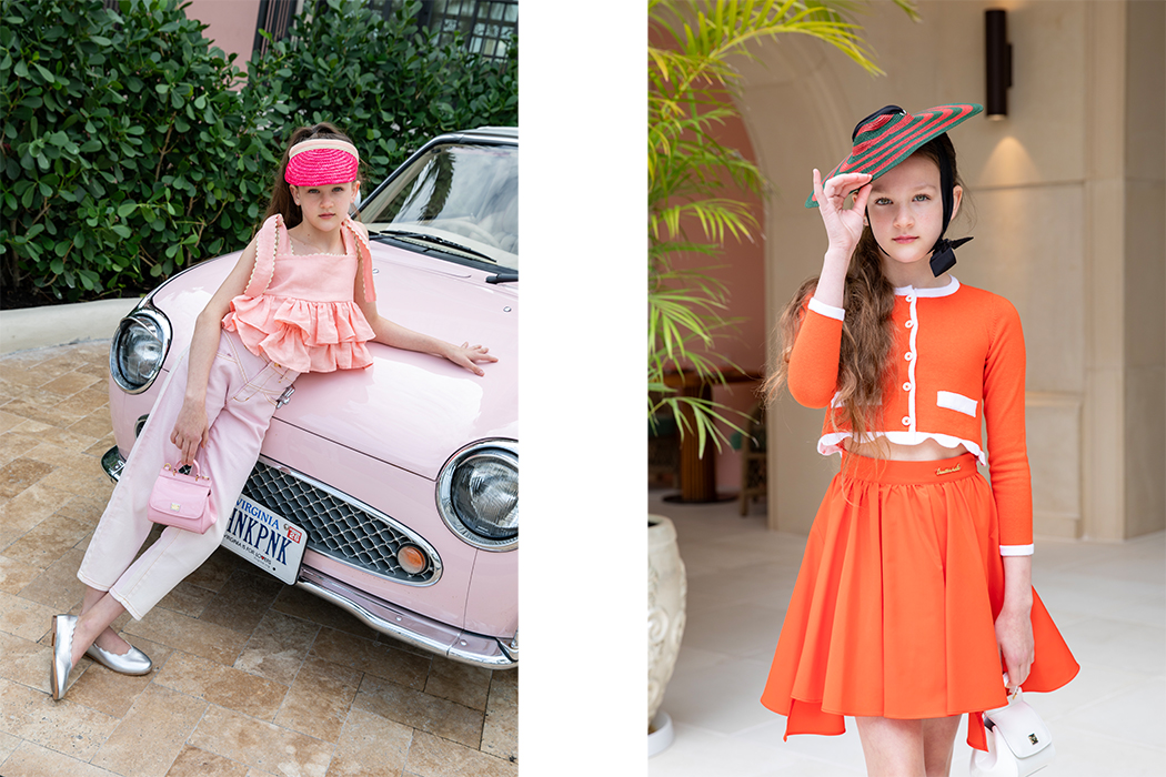 Isa and Mimi Trussardi junior