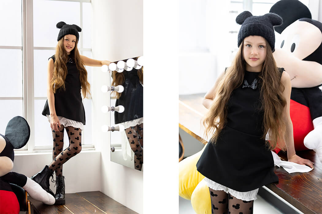 Mickey Mouse fashion editorial